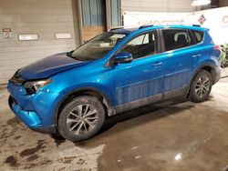 Salvage cars for sale at Eldridge, IA auction: 2017 Toyota Rav4 HV LE