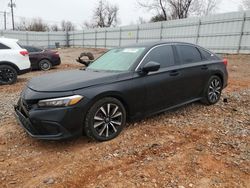 Salvage cars for sale at Oklahoma City, OK auction: 2022 Honda Civic EX