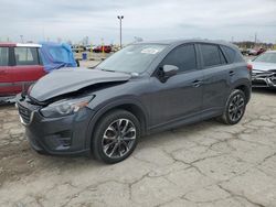 Salvage cars for sale at Indianapolis, IN auction: 2016 Mazda CX-5 GT