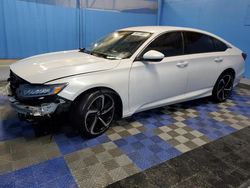 Honda salvage cars for sale: 2018 Honda Accord Sport