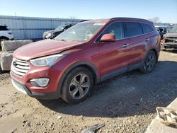 Salvage cars for sale at Kansas City, KS auction: 2014 Hyundai Santa FE GLS