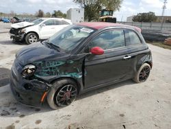 Salvage cars for sale at Orlando, FL auction: 2015 Fiat 500 POP