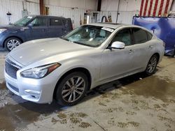 Salvage cars for sale at Billings, MT auction: 2015 Infiniti Q70 3.7