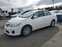 Toyota Vehiculos salvage en venta: 2013 Toyota Corolla Base