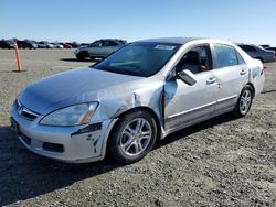 Salvage cars for sale at Antelope, CA auction: 2007 Honda Accord SE