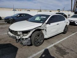 Salvage cars for sale at Van Nuys, CA auction: 2017 Honda Accord Sport