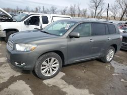 Salvage cars for sale at Bridgeton, MO auction: 2010 Toyota Highlander Hybrid Limited