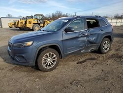 Salvage cars for sale at Hillsborough, NJ auction: 2021 Jeep Cherokee Latitude LUX