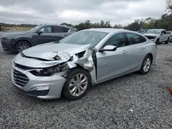 Salvage cars for sale at Riverview, FL auction: 2020 Chevrolet Malibu LT