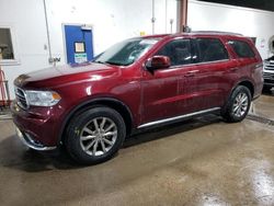 Salvage cars for sale at Blaine, MN auction: 2017 Dodge Durango SXT