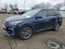 Salvage cars for sale at Moraine, OH auction: 2017 Hyundai Santa FE SE