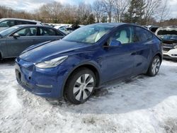 Salvage cars for sale at North Billerica, MA auction: 2021 Tesla Model Y