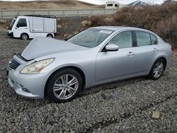 Salvage cars for sale at Reno, NV auction: 2013 Infiniti G37 Base