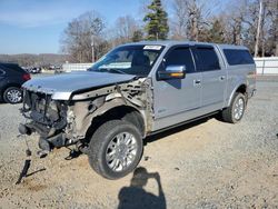 Salvage cars for sale at Concord, NC auction: 2014 Ford F150 Supercrew