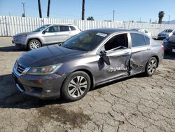 Salvage cars for sale at Van Nuys, CA auction: 2015 Honda Accord LX