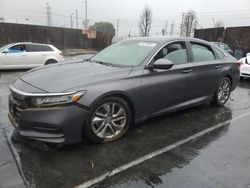 Salvage cars for sale at Wilmington, CA auction: 2019 Honda Accord LX