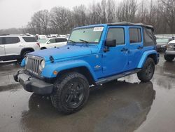 Salvage cars for sale at Glassboro, NJ auction: 2014 Jeep Wrangler Unlimited Sport