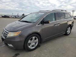 Salvage cars for sale at Fresno, CA auction: 2011 Honda Odyssey Touring