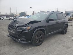 Salvage cars for sale at Wilmington, CA auction: 2019 Jeep Cherokee Latitude Plus