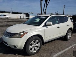 Nissan salvage cars for sale: 2006 Nissan Murano SL