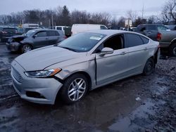 Salvage cars for sale at Chalfont, PA auction: 2015 Ford Fusion SE