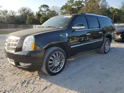 Salvage cars for sale from Copart Fort Pierce, FL: 2013 Cadillac Escalade ESV Platinum