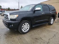 Salvage cars for sale at Gaston, SC auction: 2008 Toyota Sequoia Platinum