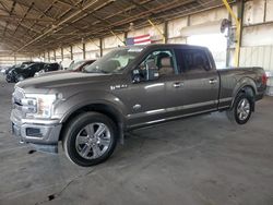 Ford salvage cars for sale: 2020 Ford F150 Supercrew