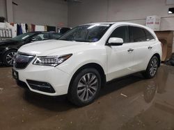 Salvage cars for sale at Elgin, IL auction: 2016 Acura MDX Technology