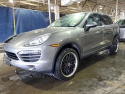 Salvage cars for sale at Woodhaven, MI auction: 2012 Porsche Cayenne