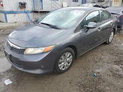 Salvage cars for sale at Los Angeles, CA auction: 2012 Honda Civic LX