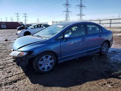 Salvage cars for sale at Elgin, IL auction: 2008 Honda Civic LX