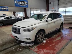 Salvage cars for sale at Angola, NY auction: 2014 Infiniti QX60 Hybrid