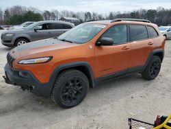 Salvage SUVs for sale at auction: 2015 Jeep Cherokee Trailhawk