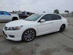 Salvage cars for sale at Bakersfield, CA auction: 2015 Honda Accord Sport