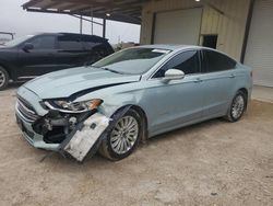 Salvage cars for sale at Temple, TX auction: 2014 Ford Fusion SE Hybrid