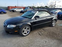 Audi salvage cars for sale: 2008 Audi A4 2.0T Cabriolet