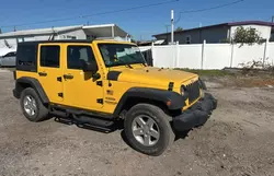 Jeep salvage cars for sale: 2015 Jeep Wrangler Unlimited Sport