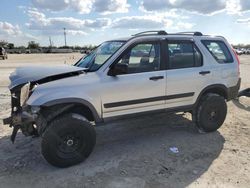 Salvage cars for sale at Arcadia, FL auction: 2003 Honda CR-V LX