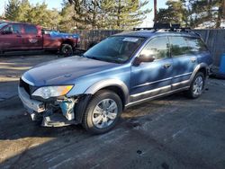 Salvage cars for sale at Denver, CO auction: 2008 Subaru Outback