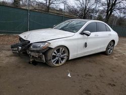 Salvage cars for sale at Baltimore, MD auction: 2018 Mercedes-Benz C 300 4matic