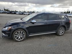 Salvage cars for sale at Rancho Cucamonga, CA auction: 2017 Volkswagen Golf Alltrack S