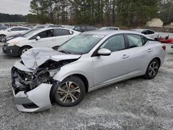 Nissan salvage cars for sale: 2021 Nissan Sentra SV