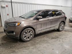 Salvage cars for sale at Windham, ME auction: 2019 Ford Edge Titanium