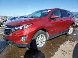 Salvage cars for sale at Woodhaven, MI auction: 2018 Chevrolet Equinox LT