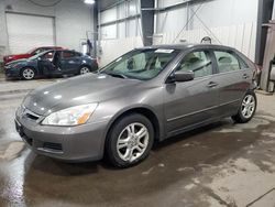 Honda salvage cars for sale: 2006 Honda Accord EX