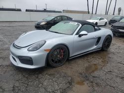 Porsche salvage cars for sale: 2016 Porsche Boxster Spyder