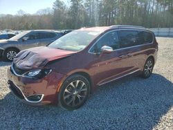 Salvage cars for sale at Ellenwood, GA auction: 2017 Chrysler Pacifica Limited