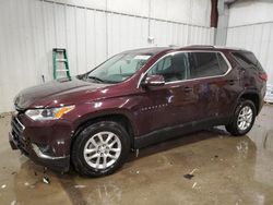 Salvage cars for sale at Franklin, WI auction: 2018 Chevrolet Traverse LT