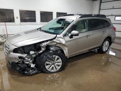 Salvage cars for sale at Blaine, MN auction: 2017 Subaru Outback 2.5I Premium